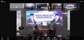 Kalurahan Tepus Ikuti Pengukuhan Program Pemuda Bangun Desa Bangun Indonesia Secara Daring